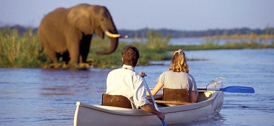 Arusha national park canoe safari